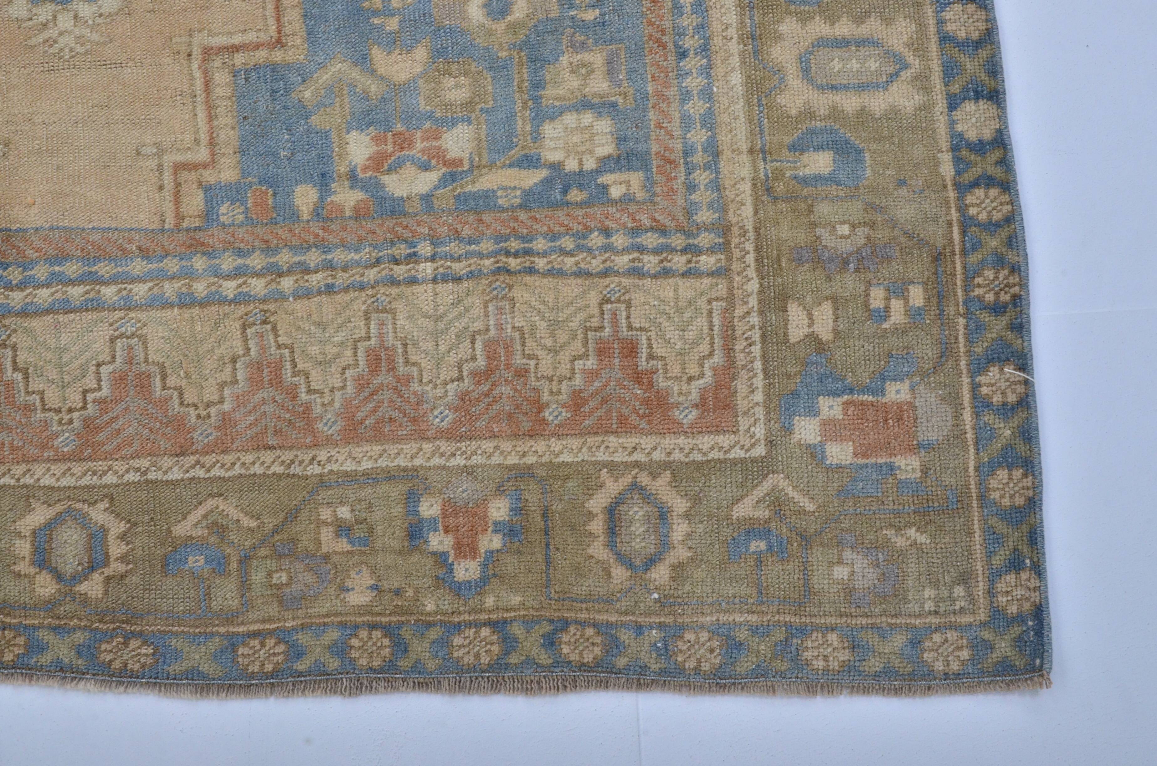 Handmade Oushak Floor Rug sku 3416