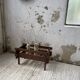 Small modernist oak planter from the 1950s