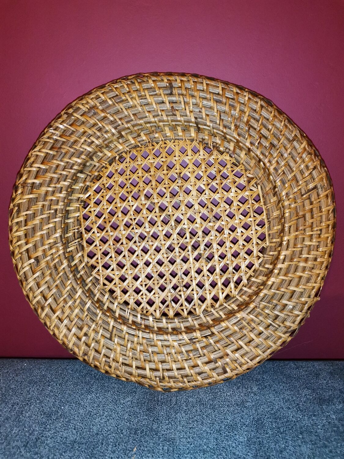 Rattan underplate