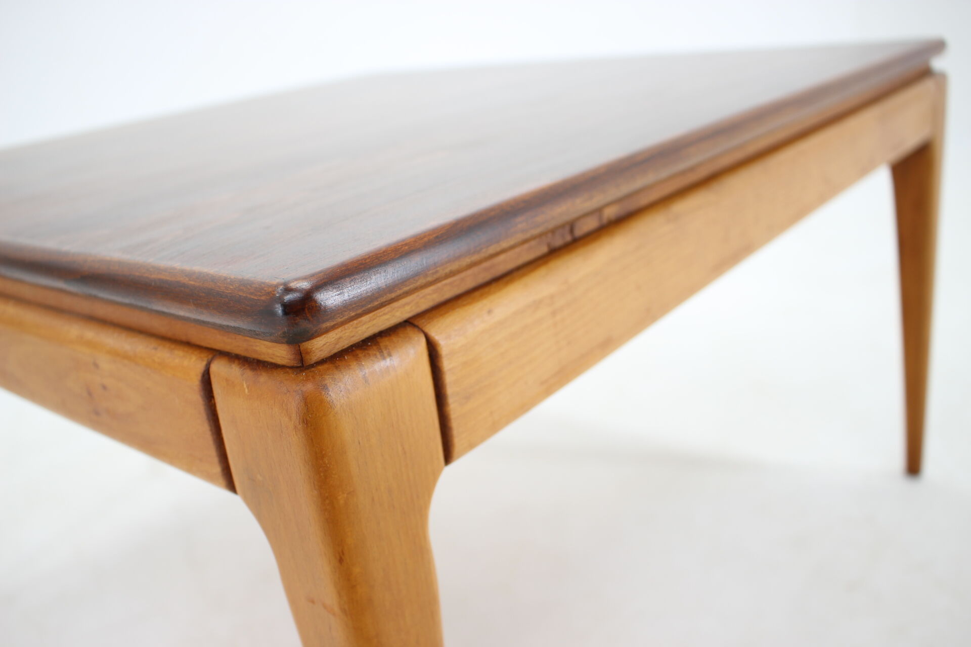 1970s Beech Coffee Table ,Czechoslovakia