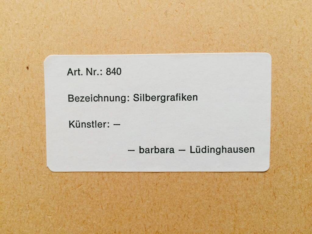 Kinetic Op Art by Barbara Lüdinghausen. Vintage 80s