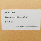 Kinetic Op Art by Barbara Lüdinghausen. Vintage 80s