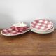 Ensemble Assiettes Plates,plat et saucière Vintage