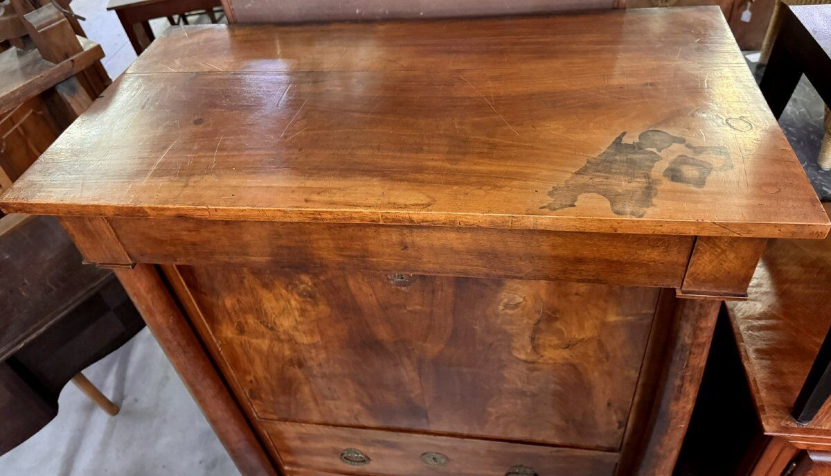 Empire period walnut secretary
