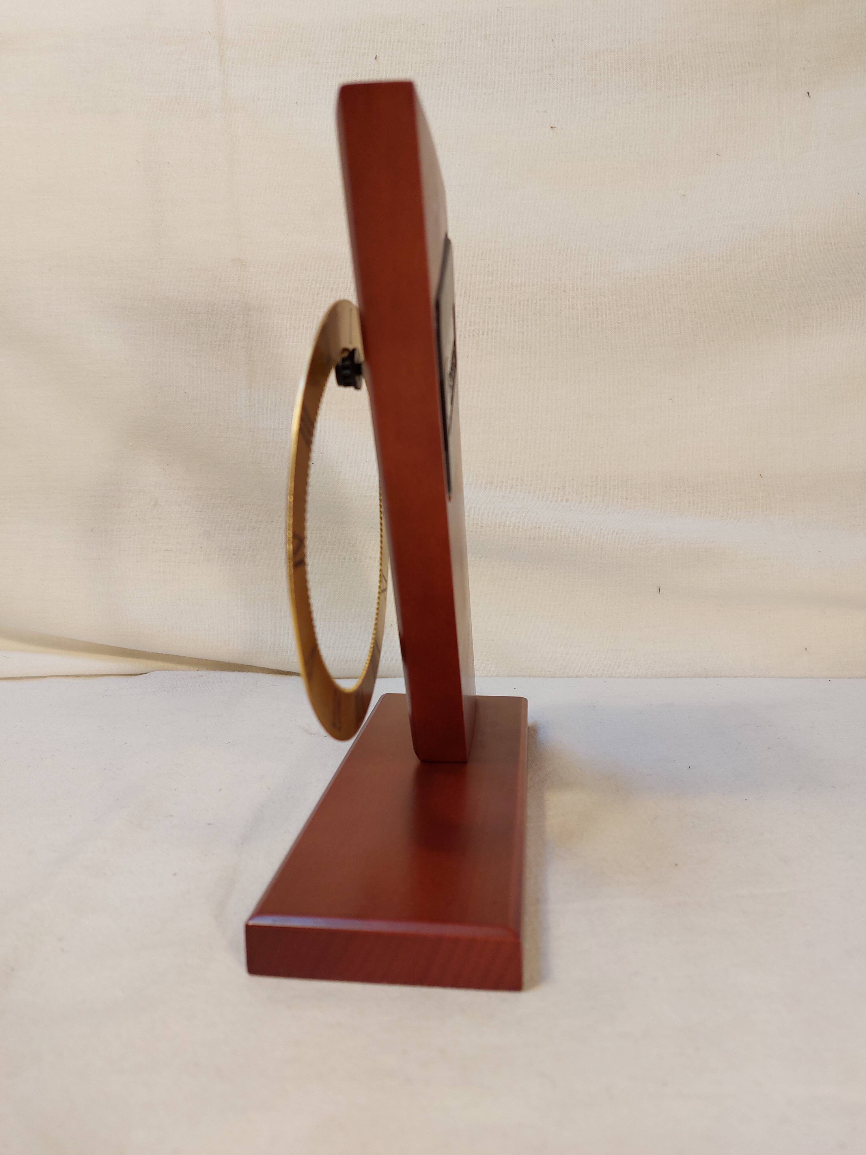 Artempo designer table clock by suko - 80s