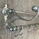 Art deco aluminum wardrobe coat rack with hat holder
