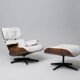 Fauteuil lounge et ottoman Herman Miller Charles & Ray Eames