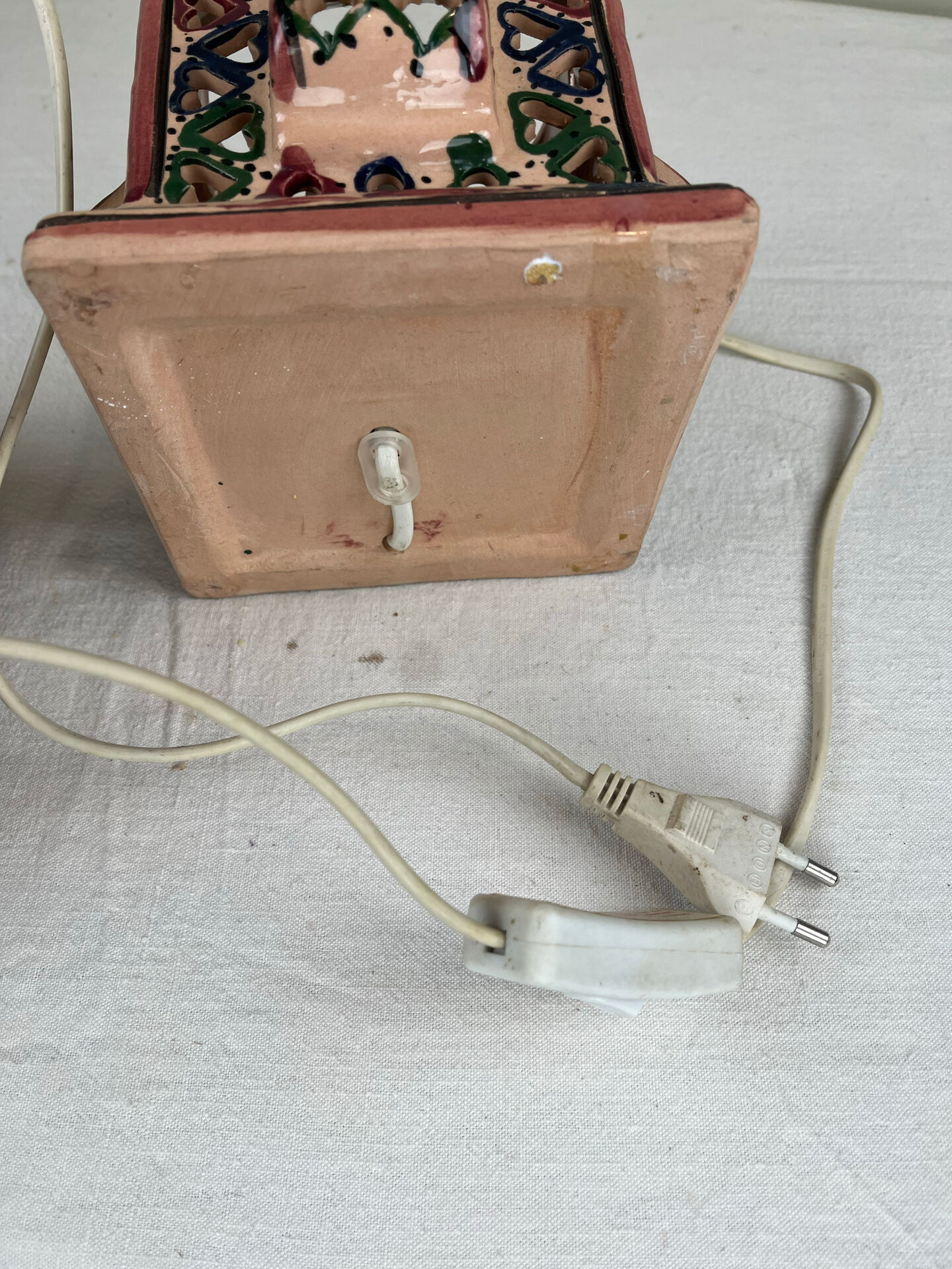Lampe artisanale ethnique