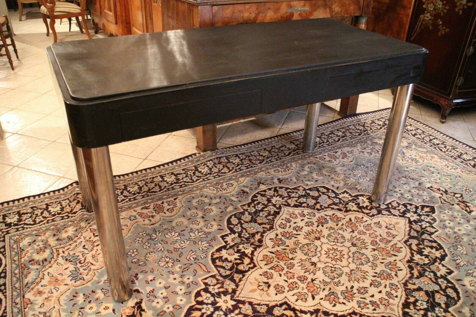 Jeweler's desk presentation table vintage design 1970