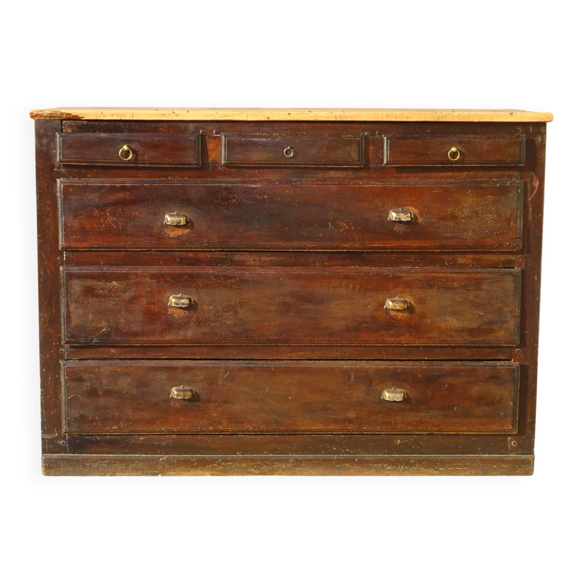 Grand meuble à tiroirs, ancienne pantalonnière