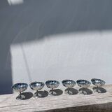 6 large stainless steel bowls 1970