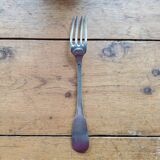 Silverware - Silver fork with Minerva and Goldsmith hallmarks