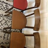 Set of 3 vintage bistro chairs