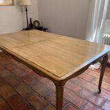 Cherry dining table - patinated - extendable