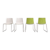 Set of 4 Katifa design chair by Arper, after 2000