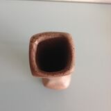 Vase soliflore in beige cermal from Vallauris / vintage 60s-70s
