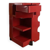Boby red server by Joe Colombo editions Bieffeplast made in Italy