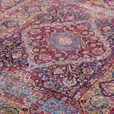 Grand Tapis d'Orient Iran Ancien : Yazd : 4.45 X 3.30 Mètres
