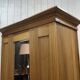 English wardrobe in walnut from the early 20th century.