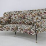 1950s Italian Curved "Banana" 3-Seater Sofa