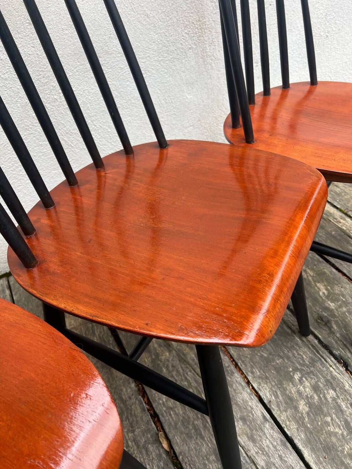 Chaises scandinaves de Tapiovaara modèle Fanett vintage années 60