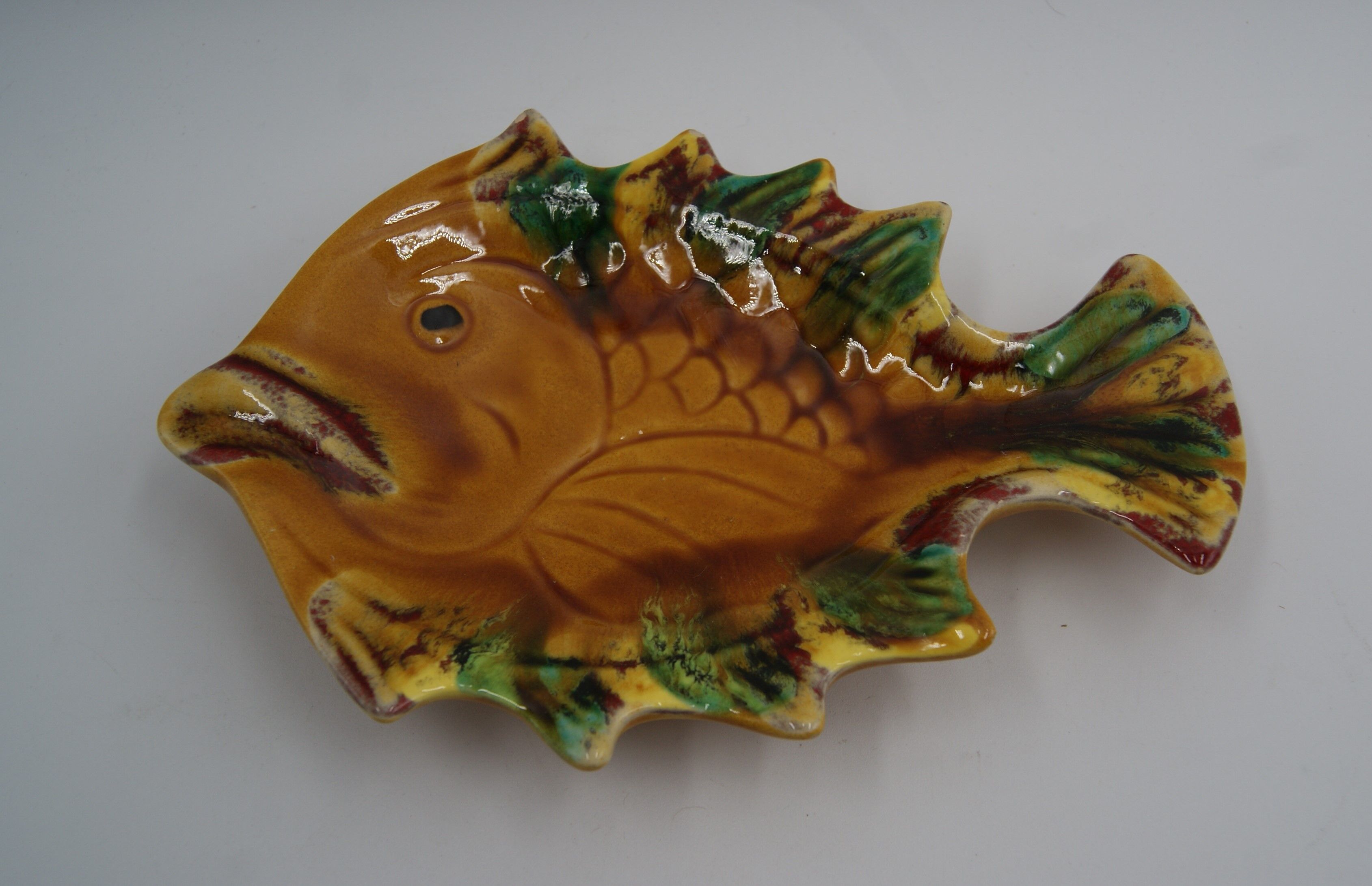 Ceramic dish Vallauris Vintage fish