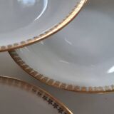 Set of 6 porcelain plates
