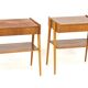 Set de 2 tables de chevet en teck, Carlström, Suède, 1960
