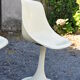 Chaises années 70 pied tulipe