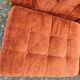 Banquette canapé velours modulable 5 blocs