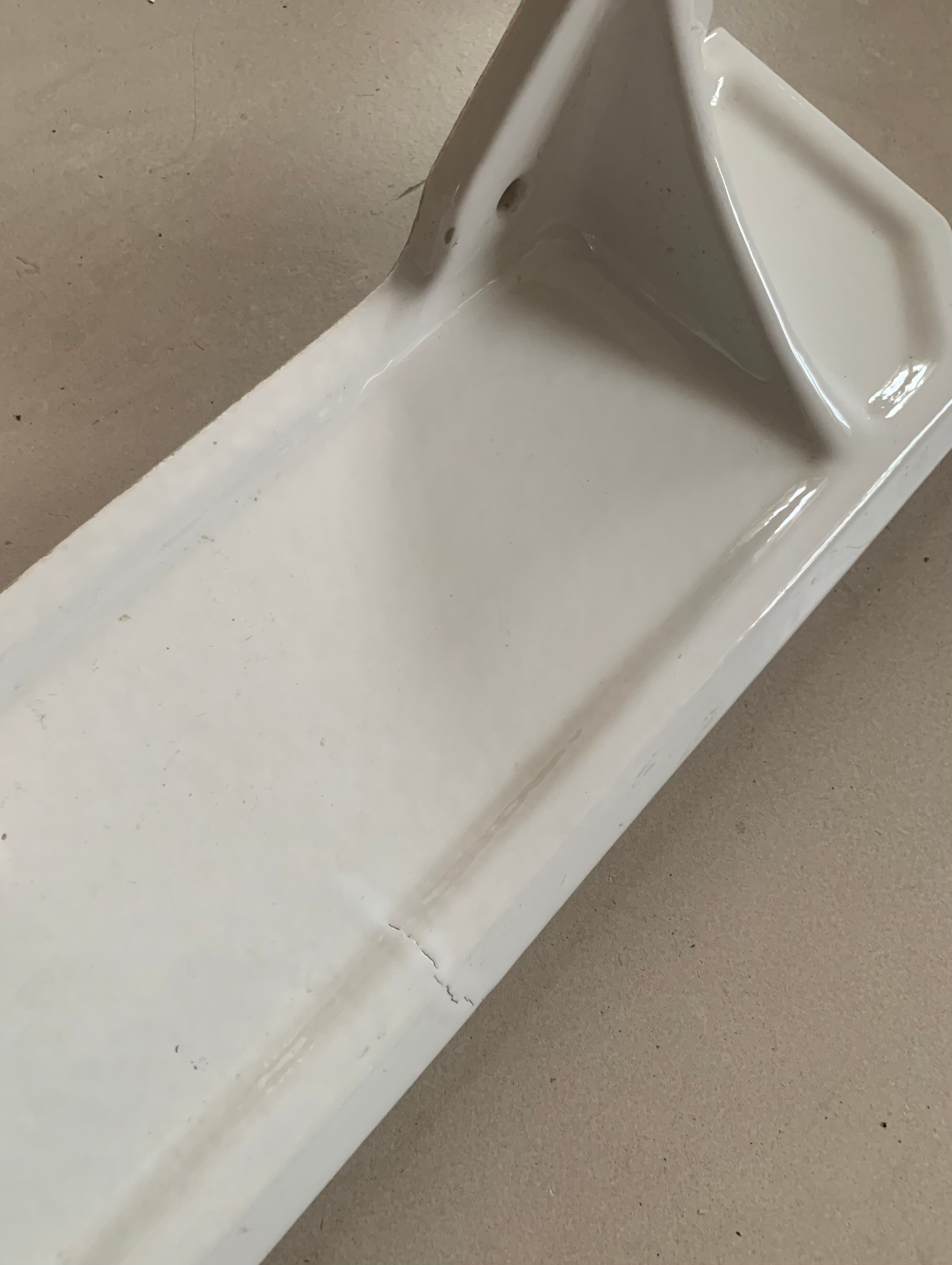 Antique ceramic shelf