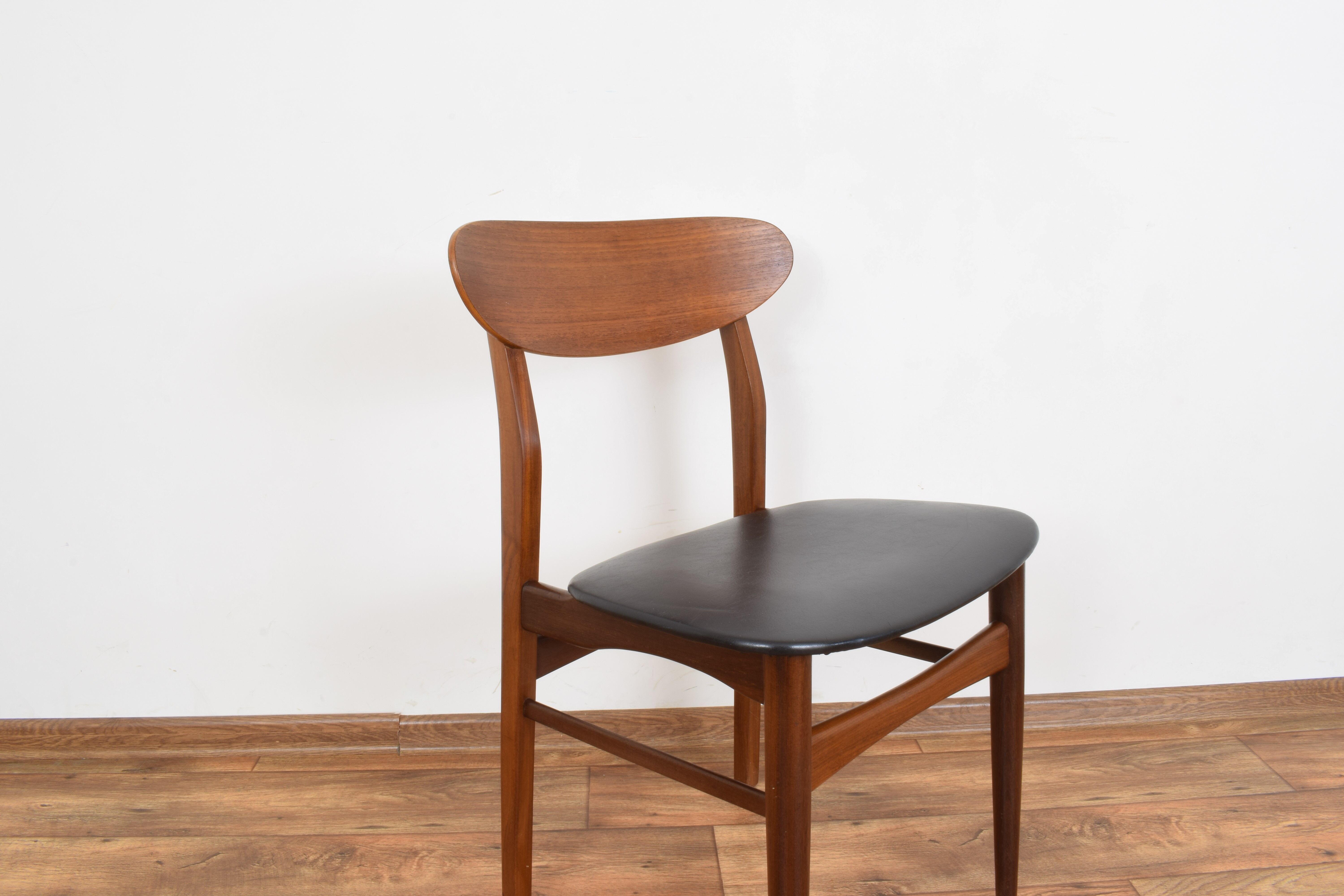 Danish teak dining chairs, 1960