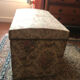Coffre ancien en tissu
