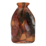 Daniel baroy blown glass vase, signed