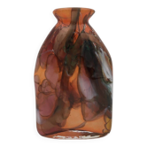 Daniel baroy blown glass vase, signed