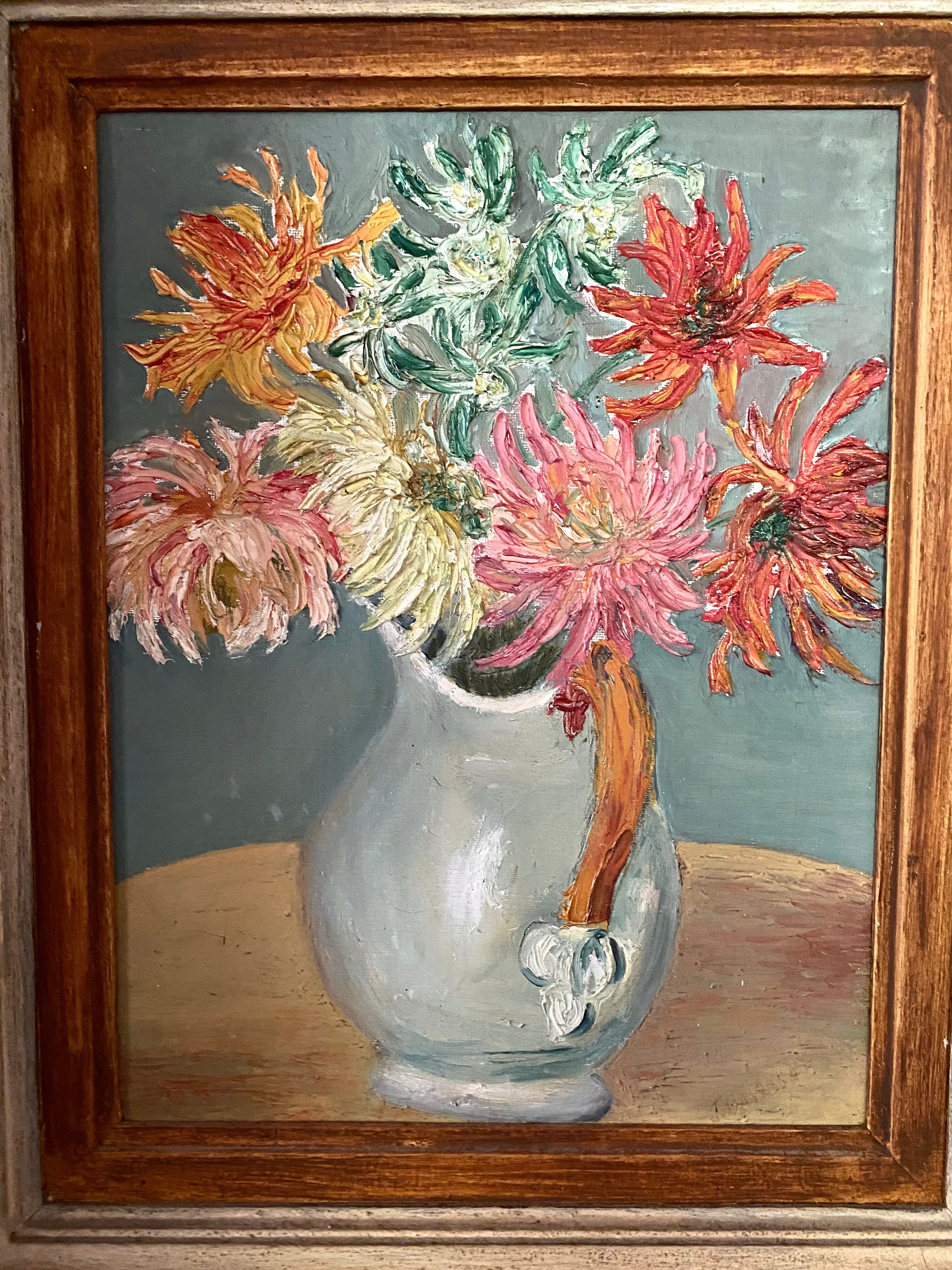 Nature Morte aux Fleurs – Huile sur Toile (1940)