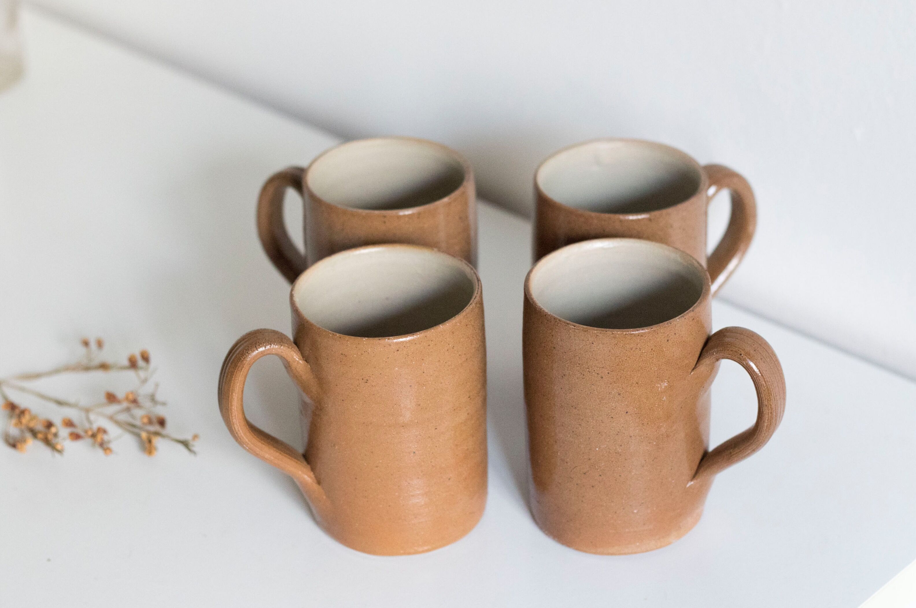 Ancient sandstone cups