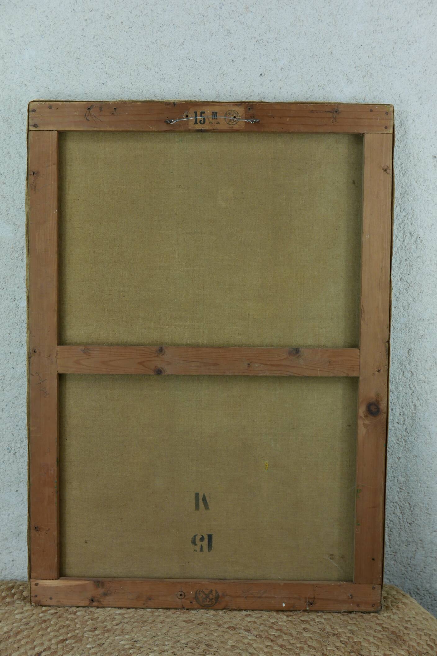 Tableau "Nude Cubist" HST signed Gleyse