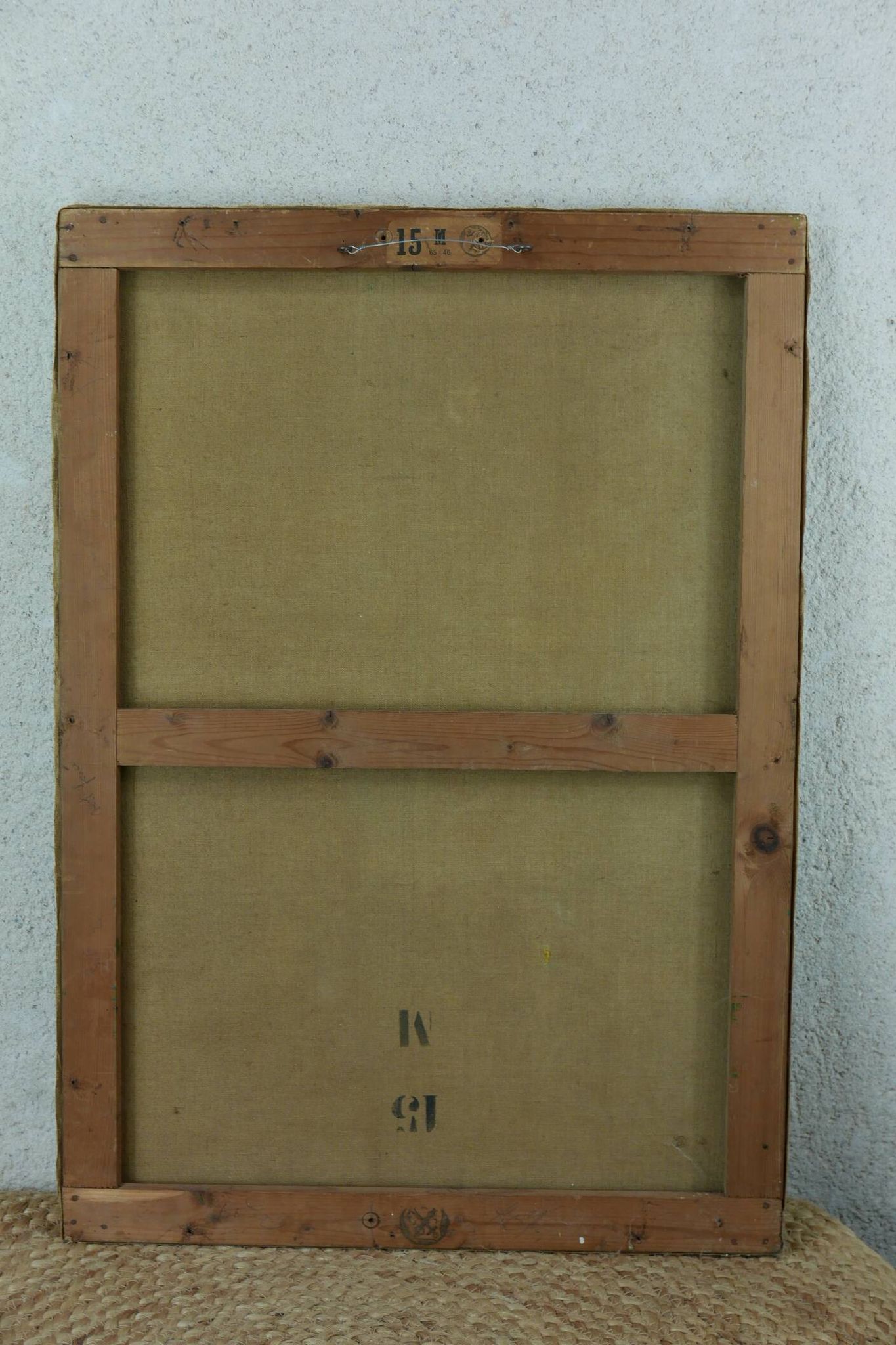 Tableau "Nue Cubiste", huile sur toile signée Gleyse