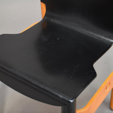 Chaise en plastique et bouleau par Gerd Lange pour Thonet années 70