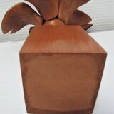 Lamp flower solid wood vintage years