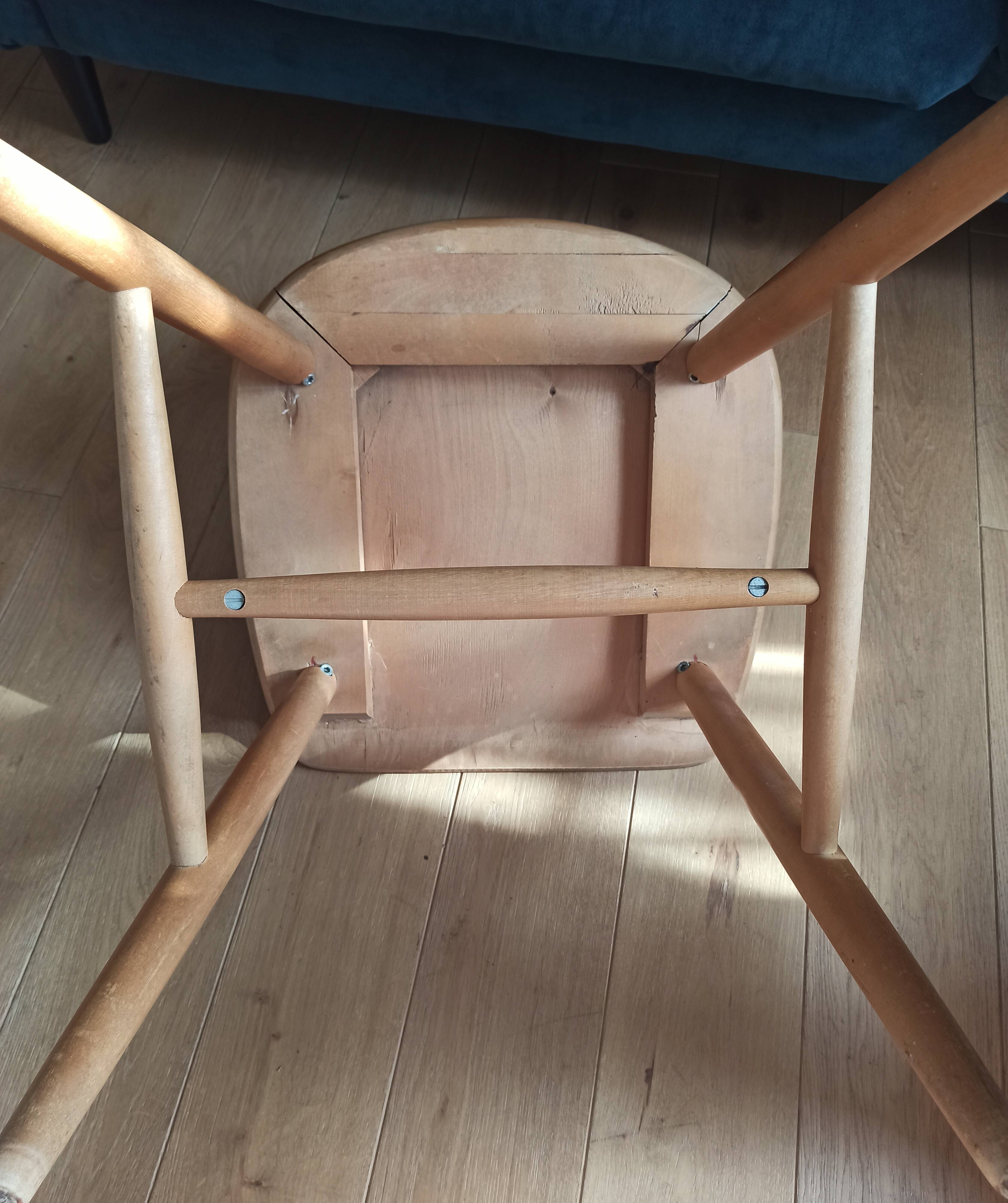 Chaises en bois vintage Ikea 1960