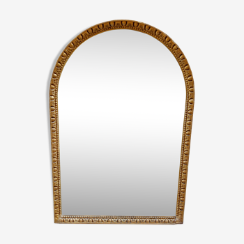 Mirror vaulted wooden end XIX 155x103cm