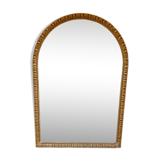 Mirror vaulted wooden end XIX 155x103cm