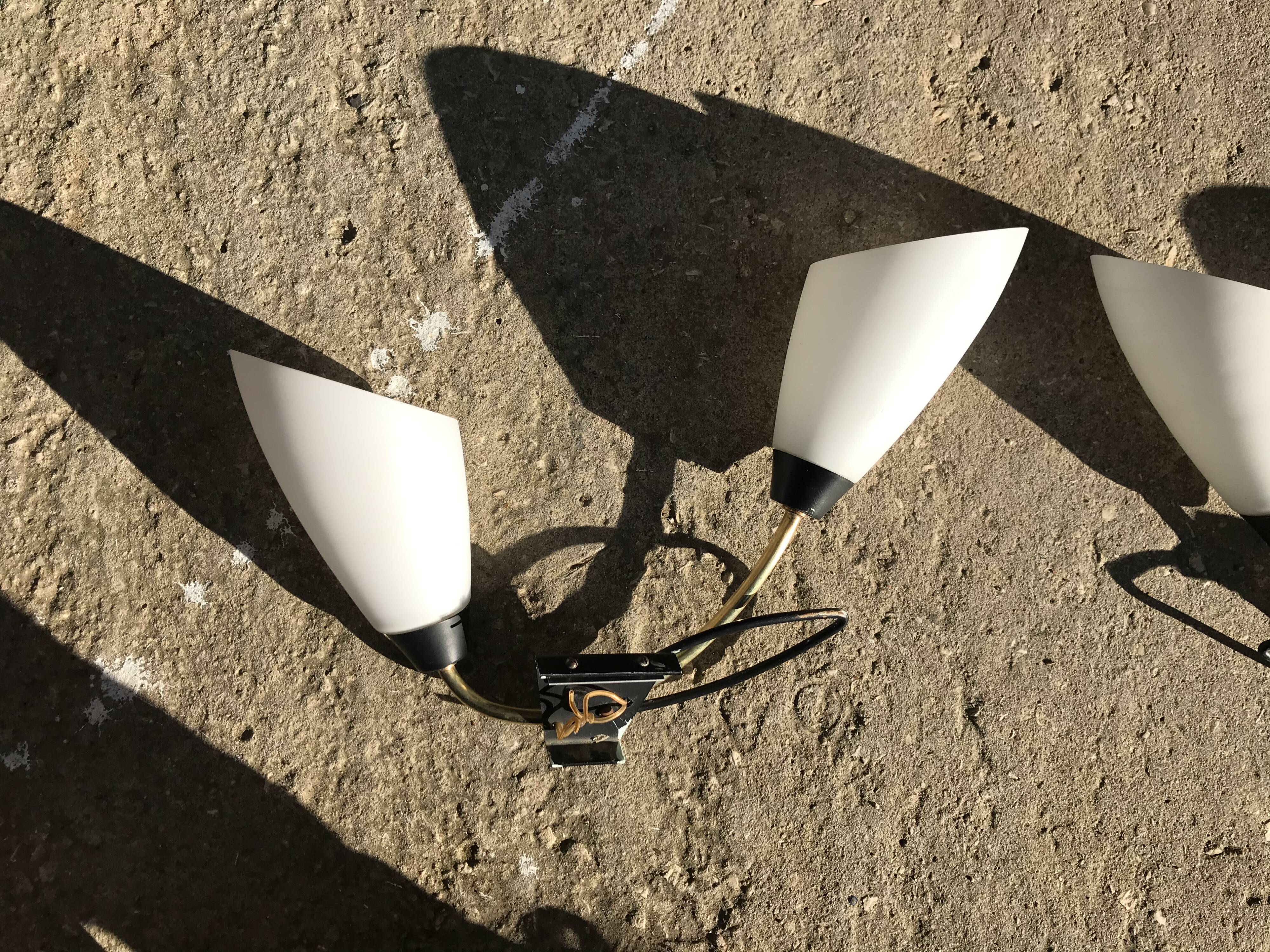Pair of 50s wall light
