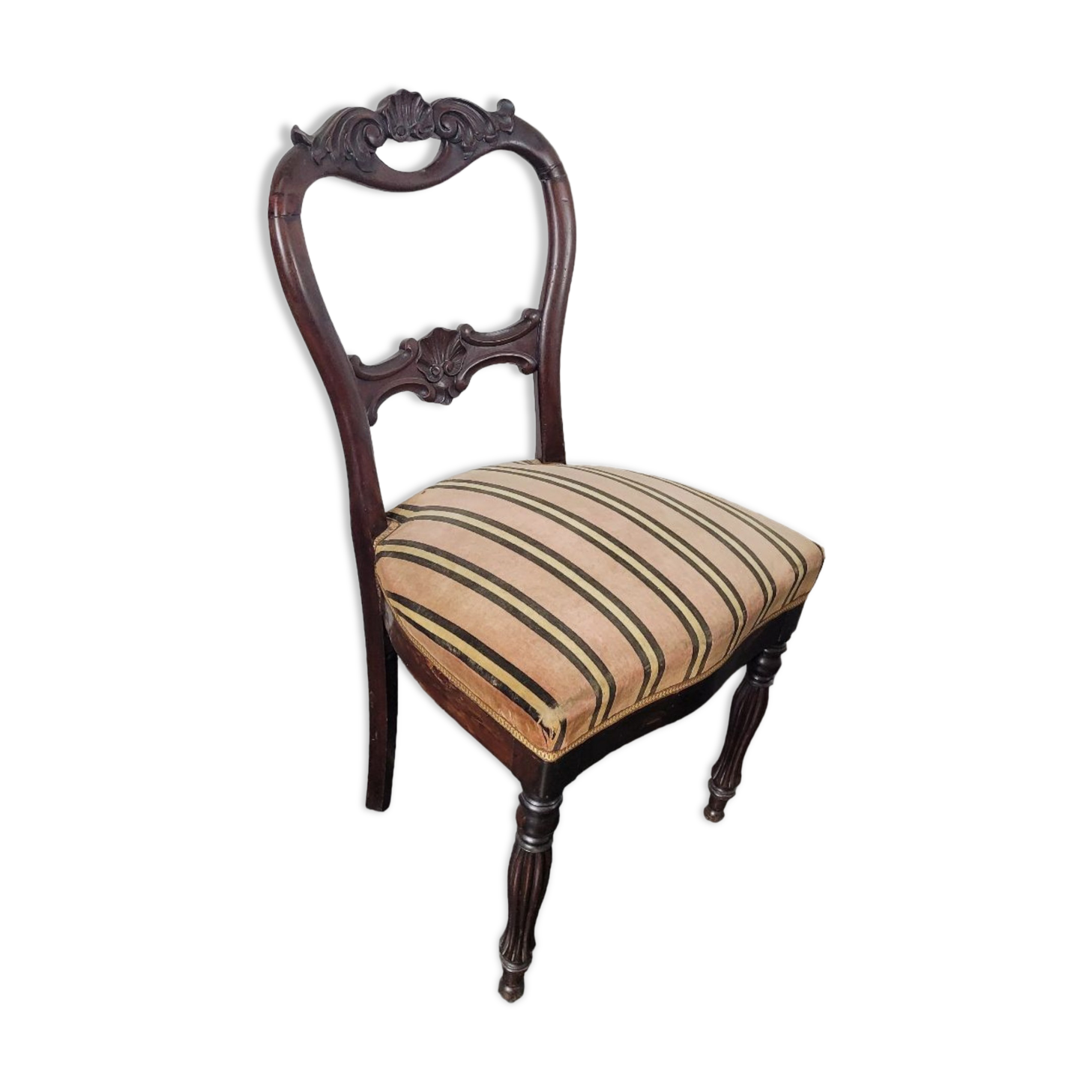 Louis Philippe style mahogany chair