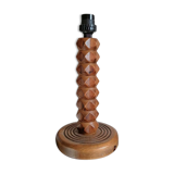 Wooden lamp foot