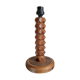 Pied de lampe en bois