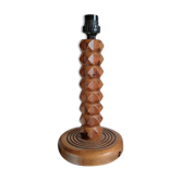 Wooden lamp foot