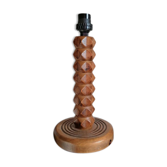 Wooden lamp foot